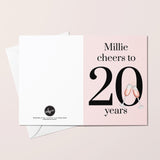 CHEERS CARD - MILESTONES