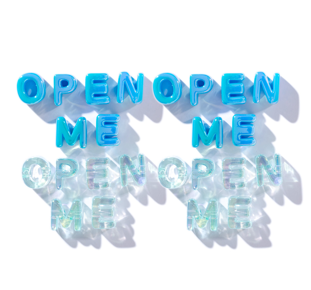 OPEN ME BLUE EMBELLISHMENT