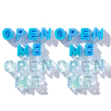 OPEN ME BLUE EMBELLISHMENT