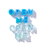 OPEN ME BLUE EMBELLISHMENT