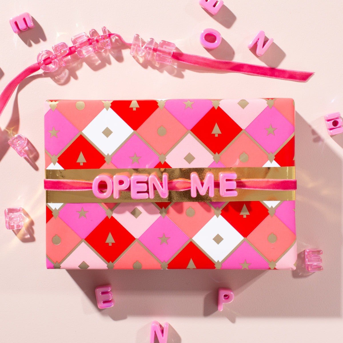 OPEN ME PINK EMBELLISHMENT