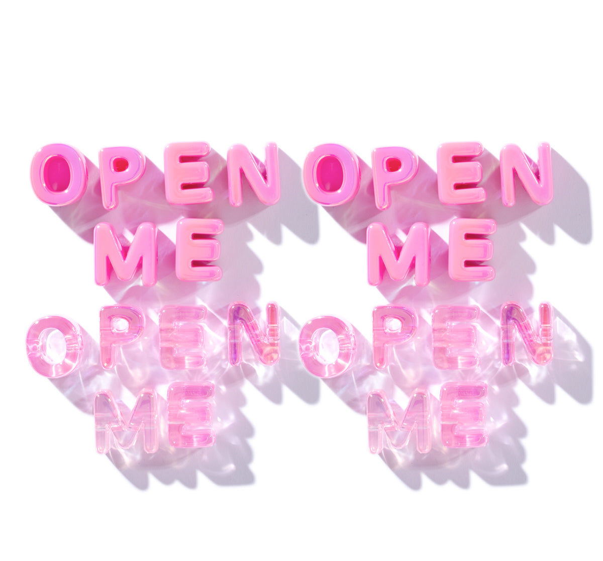 OPEN ME PINK EMBELLISHMENT