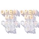 OPEN ME WHITE EMBELLISHMENT