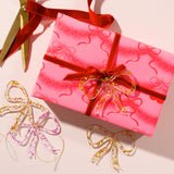 GLITTER BOW TAG