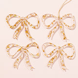 GLITTER BOW TAG