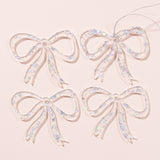 GLITTER BOW TAG