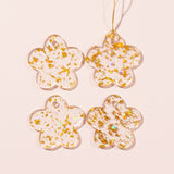 GLITTER FLOWER TAG