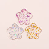 GLITTER FLOWER TAG