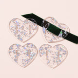 GLITTER HEART CHARM