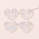 GLITTER HEART TAG