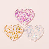 GLITTER HEART TAG