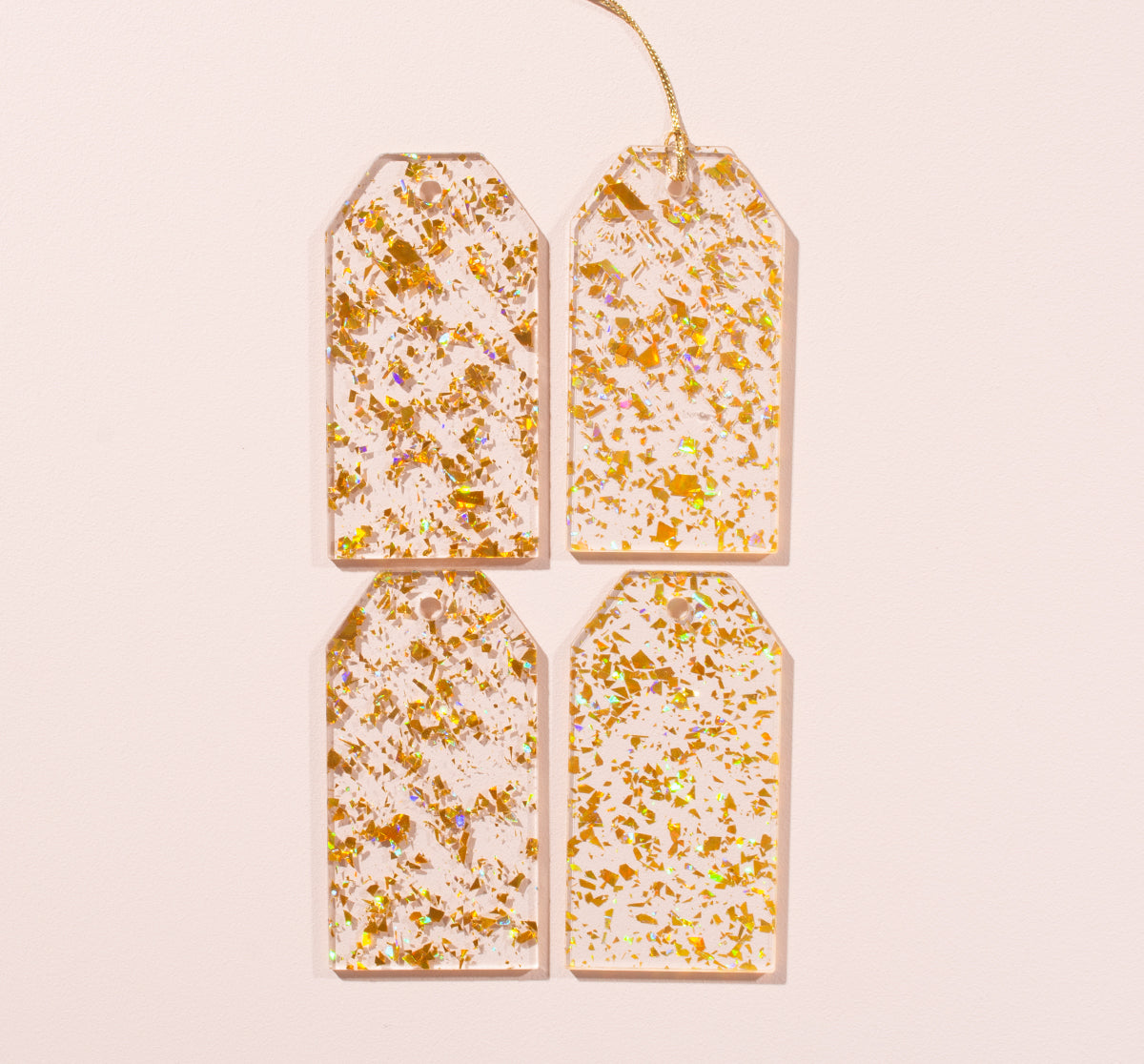 GLITTER SHIPPING TAG
