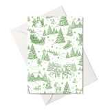 CHRISTMAS TOILE CARD