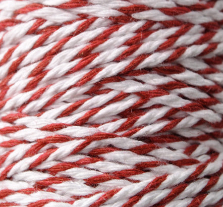 TWISTED TWINE RED AND WHITE