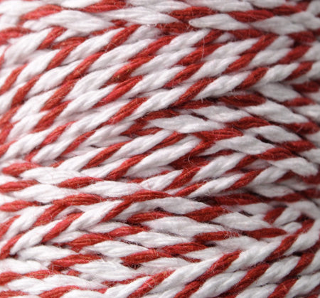 TWISTED TWINE RED AND WHITE