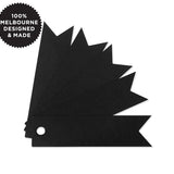 10 FLAG TAGS BLACK