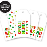 TAGS WHITE MATT XMAS MIX