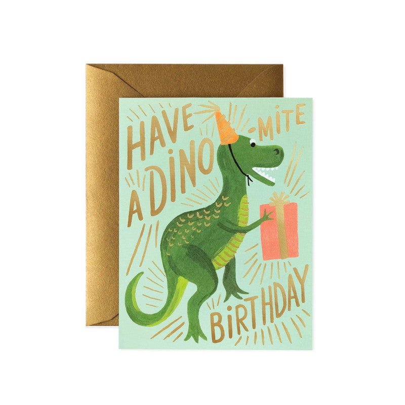 DINO-MITE BIRTHDAY CARD