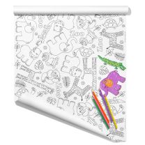ZOO COLOUR-IN WRAP